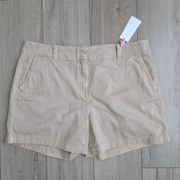 Vineyard Vines 5" Herringbone Every Day Shorts Sand Shorts Women Sz 14 - Picture 2 of 12